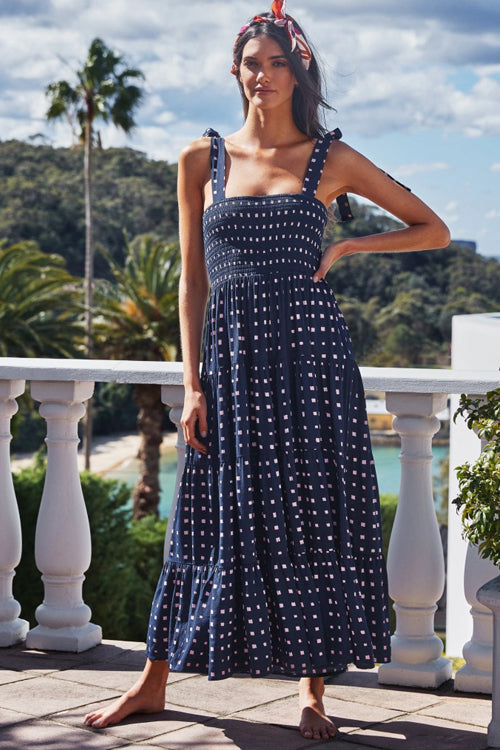 Enchanted Love Story Printed Maxi Dress