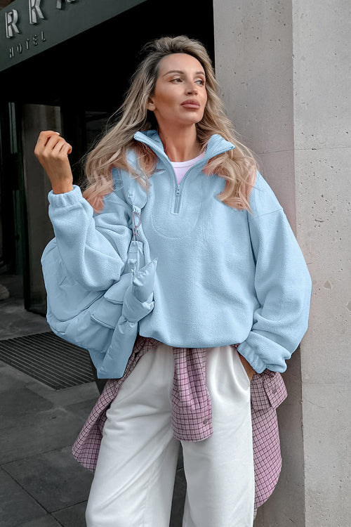Cozy Charm Fleece Pullover Sweatshirt