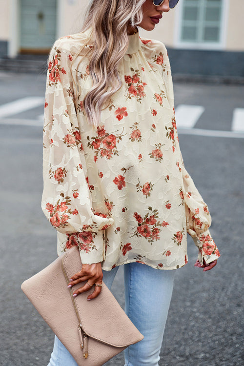 You're The Reason Floral Print Long Sleeve Top