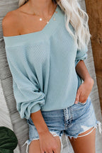 Basics Ellie V-neck Long Sleeve Casual Top