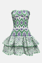Delightful Like You Pleated Mini Dress - Green