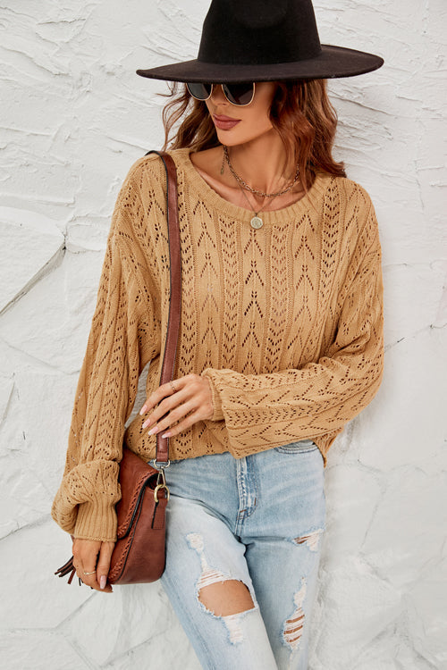 More To Affection Tie-Back Knit Sweater
