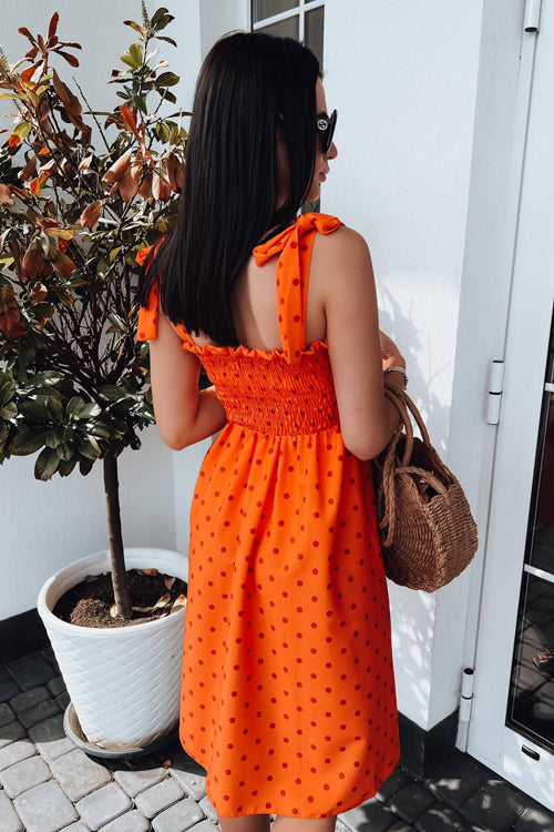Indulge Yourself Floral Print Bowknot Mini Dress