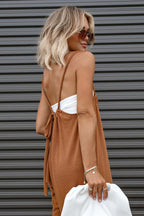 Have A Little Playful Spirit Pocketed Tie Jumpsuit