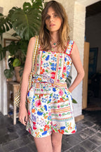 Truly The Cutest Print Short Sleeve Suit