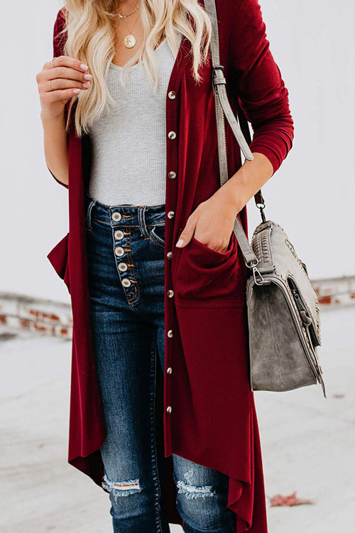 Staying Polished Long Sleeve Knit Cardigan