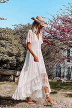 Standout Phenomenon Lace Embroidered Maxi Dress