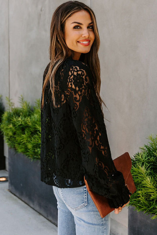 Romantic Allure Lace Removable Cami Top