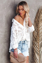 Mind On Golden Glow Floral Long Sleeve Top