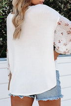 Sunnier Days Printed Long Sleeve Top