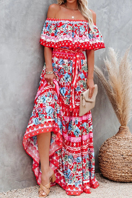 Lost In The Occasion Boho Print Maxi Dress