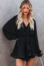 Dance All Evening Pleated Flare Mini Dress