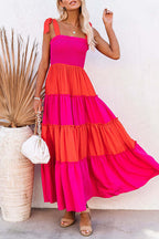 Getaway Dreaming Print Sleeveless Maxi Dress