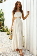 Forever Mesmerizing Spaghetti Cutout Maxi Dress
