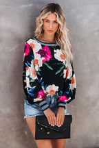 Instant Beloved Floral Printed Smocked Top