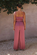 Paradise Ready Sleeveless Wide-Leg Two-Piece Set