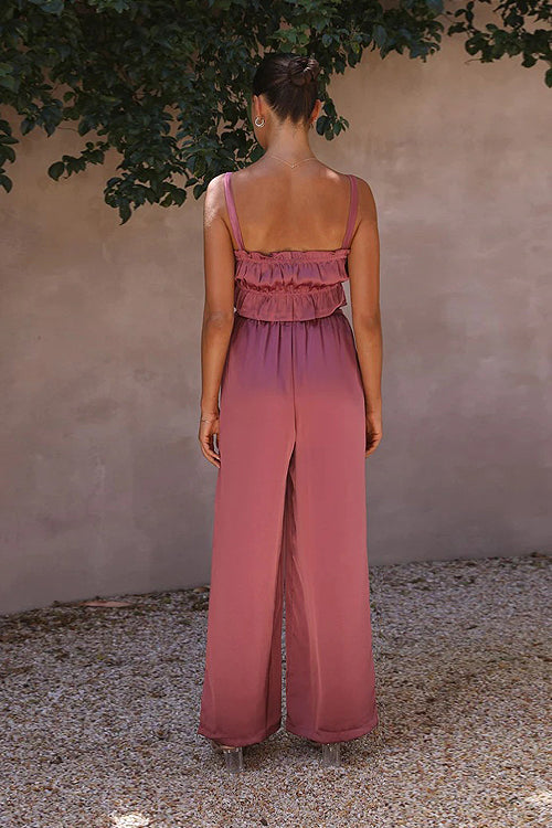 Paradise Ready Sleeveless Wide-Leg Two-Piece Set