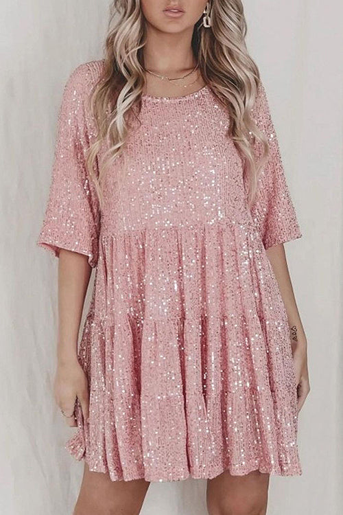 Radiant Evenings Sequins Mini Dress - 10 Colors