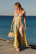 Open-Air Day Printed Midi Dress