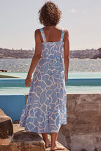 Enchanted Love Story Printed Maxi Dress