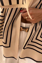 With Ease Striped Long Sleeve Top