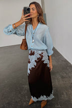 Effortlessly Refined Sleeveless Lace Set