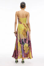 Still the One Pleated Sleeveless Maxi Dress