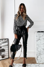 Charming Wishes Dotted Ruffle Top
