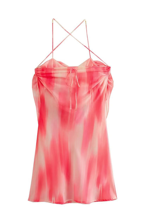 Promises Kept Blush Flowers Mini Dress