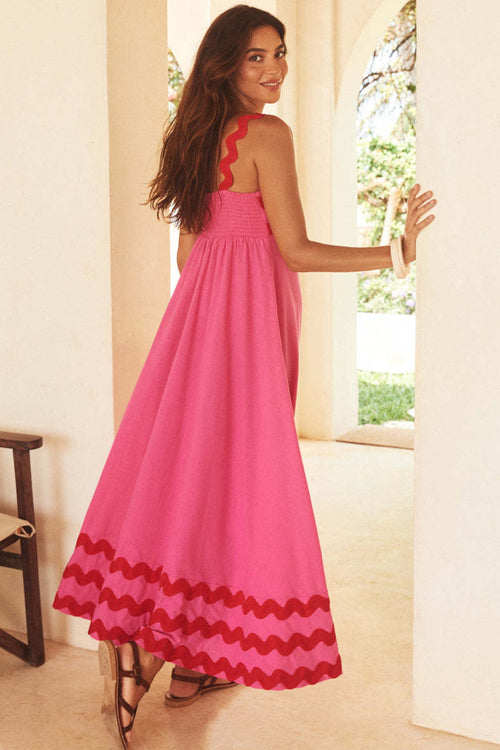 Always With Affection Sleeveless Printed Maxi Dress