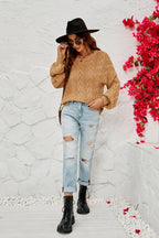 More To Affection Tie-Back Knit Sweater