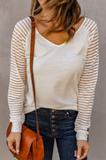 Open To Affection Striped Long Sleeve Top