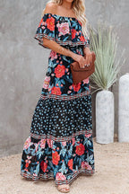 Lost In The Occasion Boho Print Maxi Dress