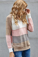 Cute And Cozy Striped Knit Sweater