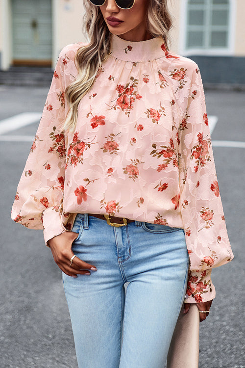 You're The Reason Floral Print Long Sleeve Top
