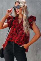Now You Know Floral Print Short Sleeve Top