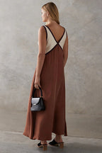 Easily Radiant V-Neck Sleeveless Maxi Dress