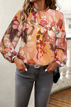 Tried And True Print Long Sleeve Top