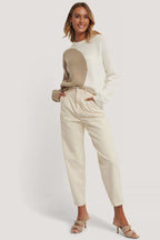 Warm Affection Ribbed Balloon Sleeve Sweater