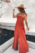 Feel Your Affection Spaghetti Pocket Jumpsuit