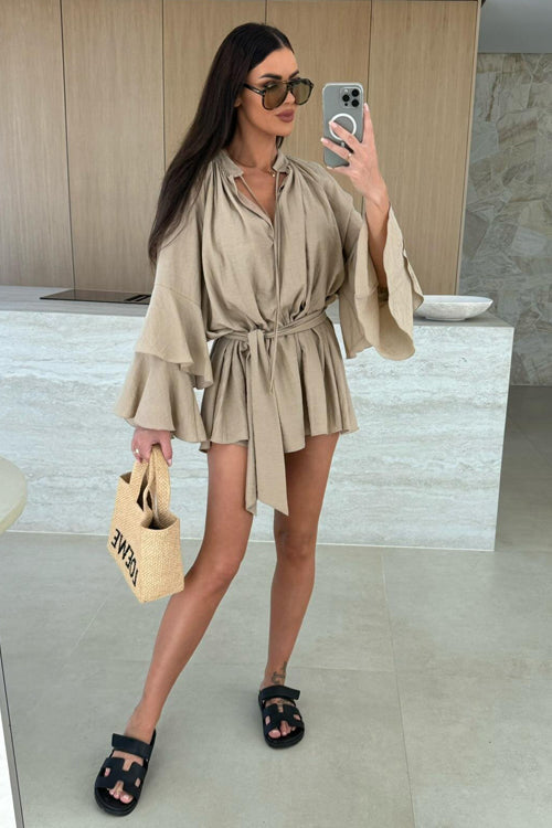 Admirably Polished Flare Mini Dress