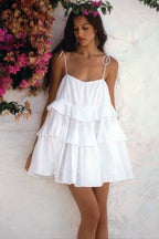 Affection Found Ruffled Mini Dress