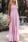 Stay With Me Babydoll Maxi Dress