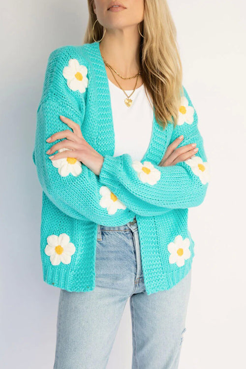 Simple Affection Daisy Oversized Knit Cardigan