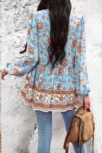All In Boho Print Long Sleeve Top