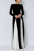 Striking Mystery Mermaid Long Sleeve Maxi Dress