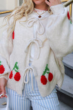 Made For The Best Strawberry Knit Cardigan Sweater