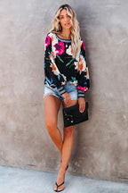 Instant Beloved Floral Printed Smocked Top