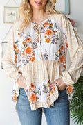 Until We Meet Print Long Sleeve Top