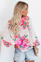 Fresh Beloved Floral Print Top